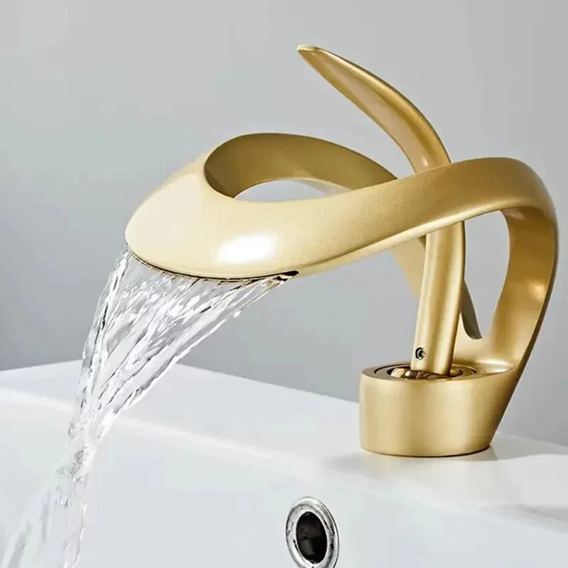 Scorpio Faucet in Black & Gold