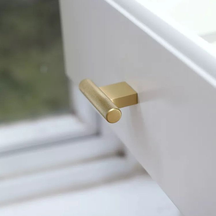 Lubann Furniture Handle in Brushed Brass