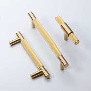 Rich Mond Furniture Handle in Matte Black & Brushed Brass