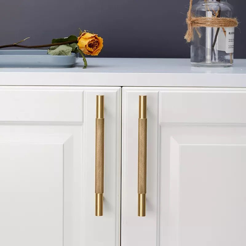 Rich Mond Furniture Handle in Matte Black & Brushed Brass