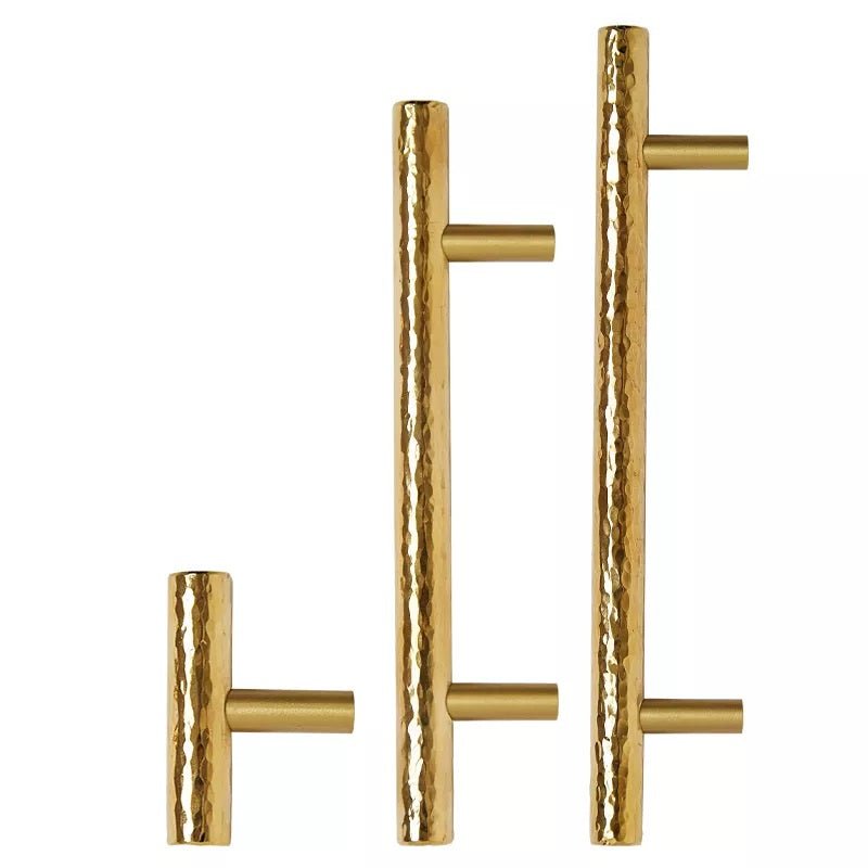 Celeste Furniture Handle in Hammer Bright