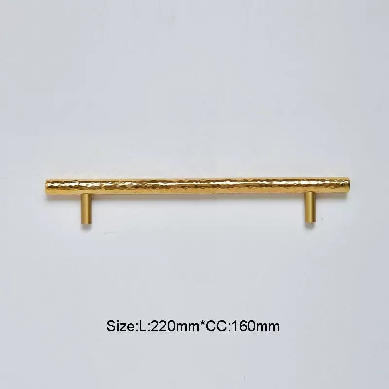 Celeste Furniture Handle in Hammer Bright