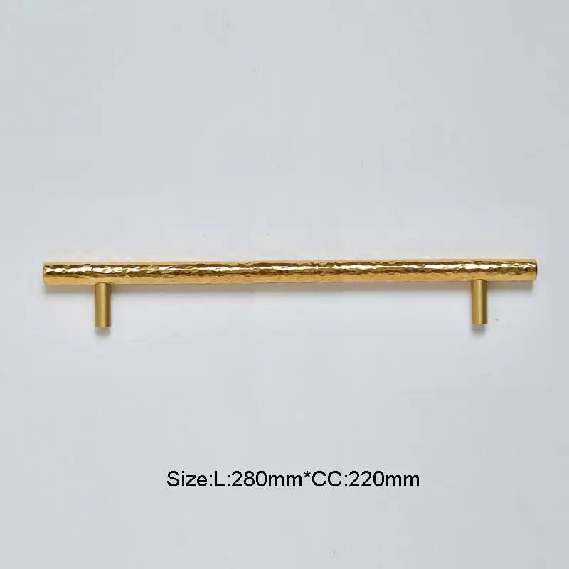 Celeste Furniture Handle in Hammer Bright
