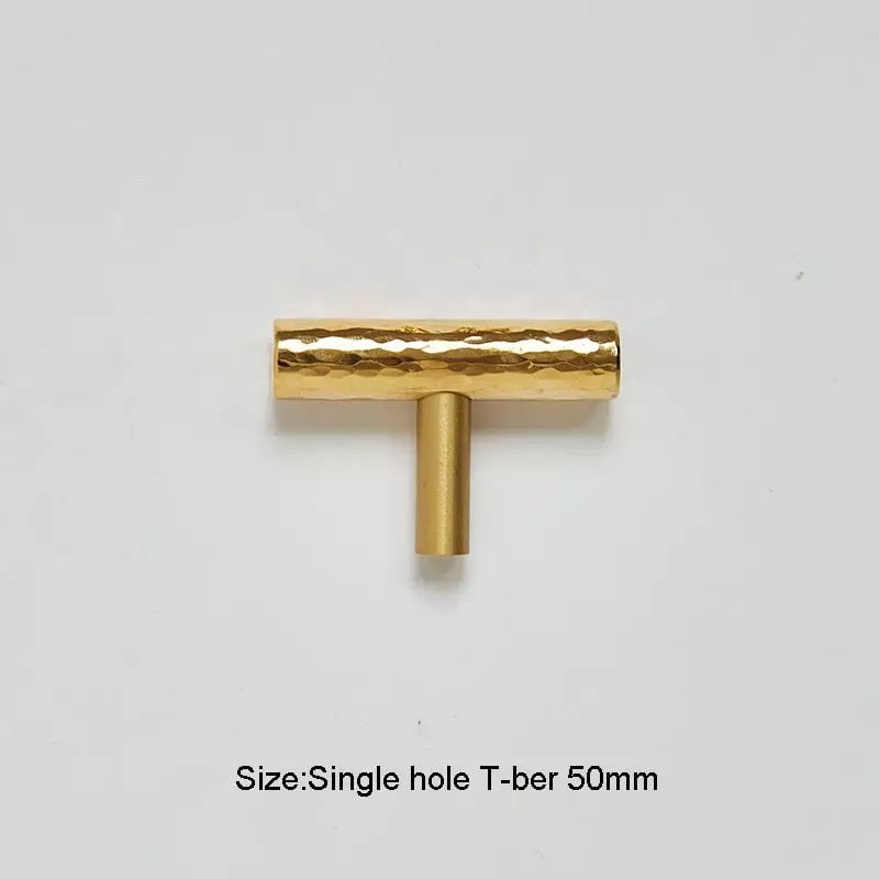 Celeste Furniture Handle in Hammer Bright