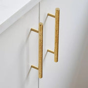 Celeste Furniture Handle in Hammer Bright