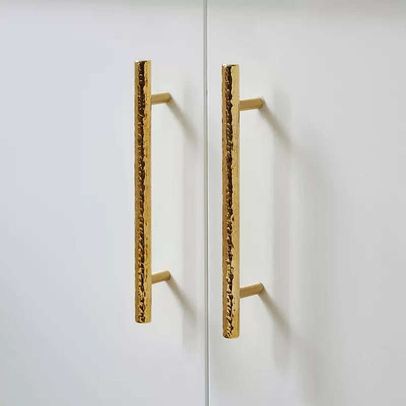 Celeste Furniture Handle in Hammer Bright