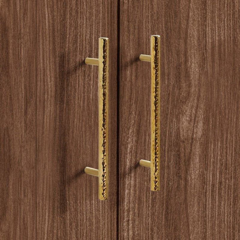 Celeste Furniture Handle in Hammer Bright