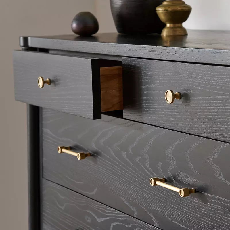 Melissa Mou Furniture Handle in Brushed Brass