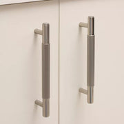 Luca Base Furniture Handle in Brass & Polished Nickel