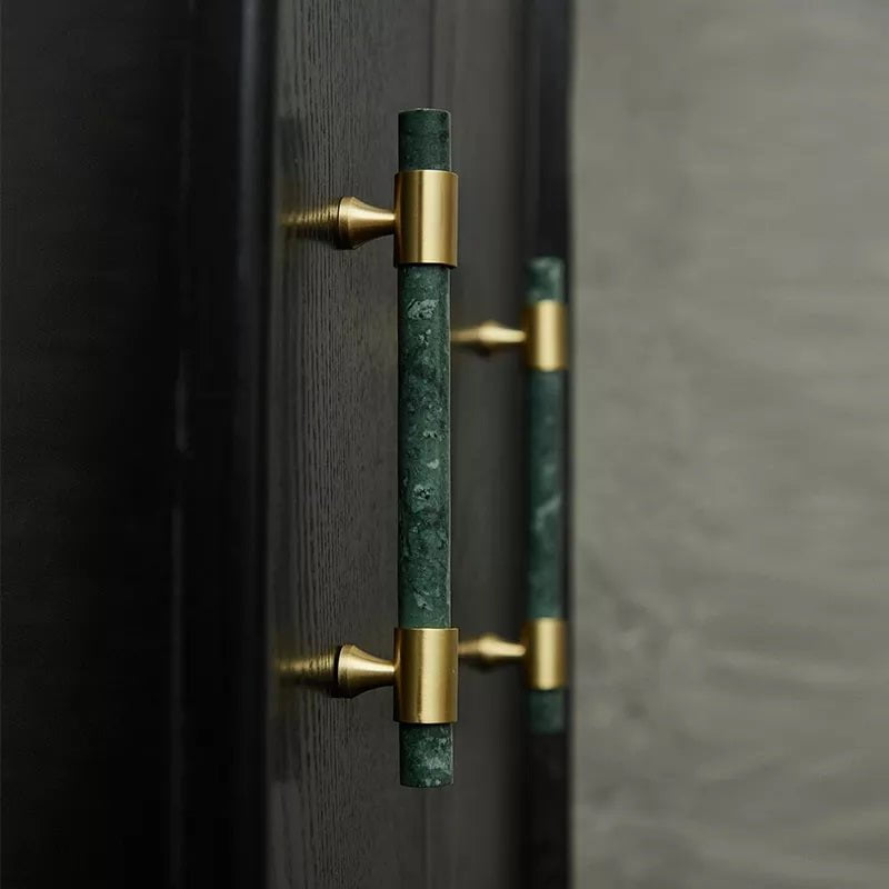 Mercedes Furniture Handle in White & Green