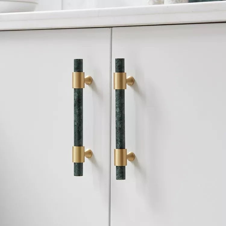 Mercedes Furniture Handle in White & Green