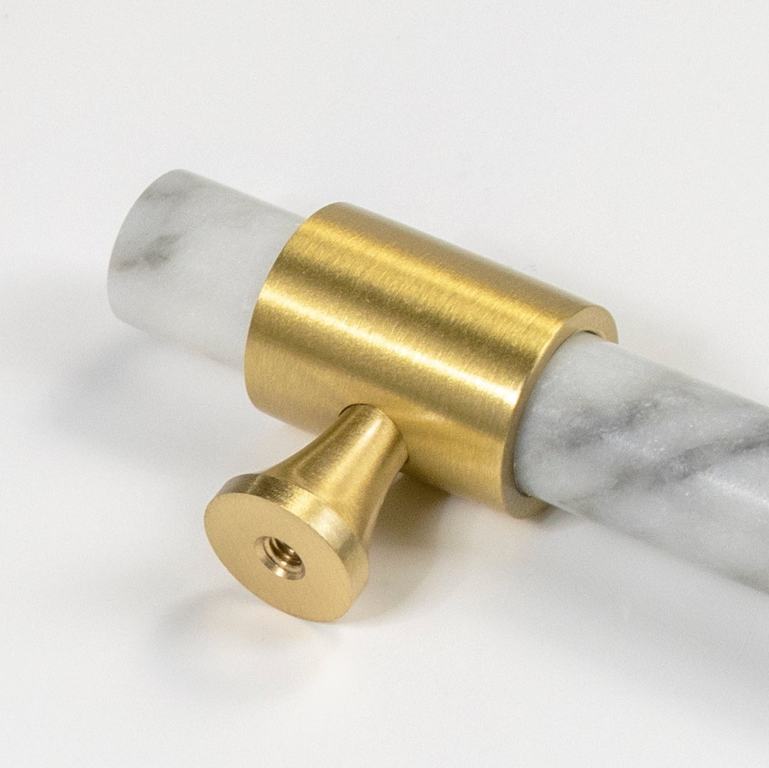 Mercedes Furniture Handle in White & Green