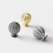 Crimea Knob Cabinet Pull in Black & Gold