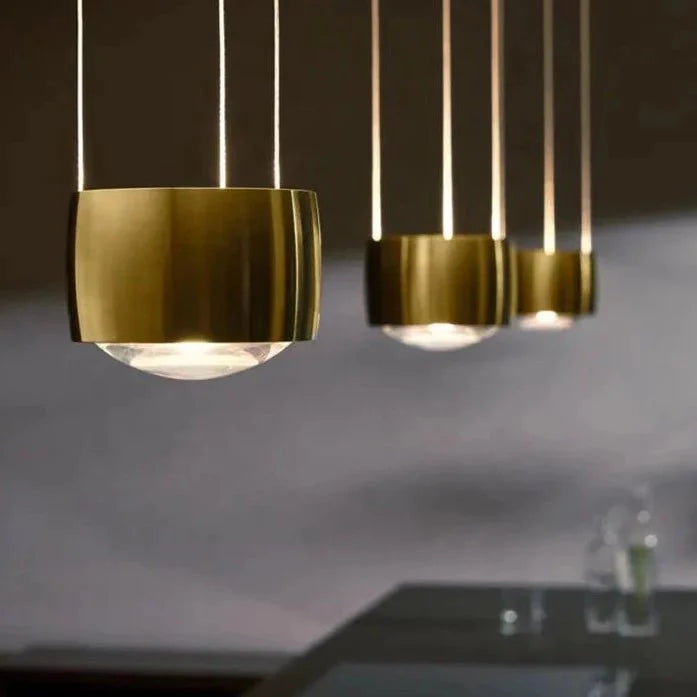 Amelia Pendant Light in Black & Gold