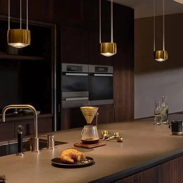 Amelia Pendant Light in Black & Gold