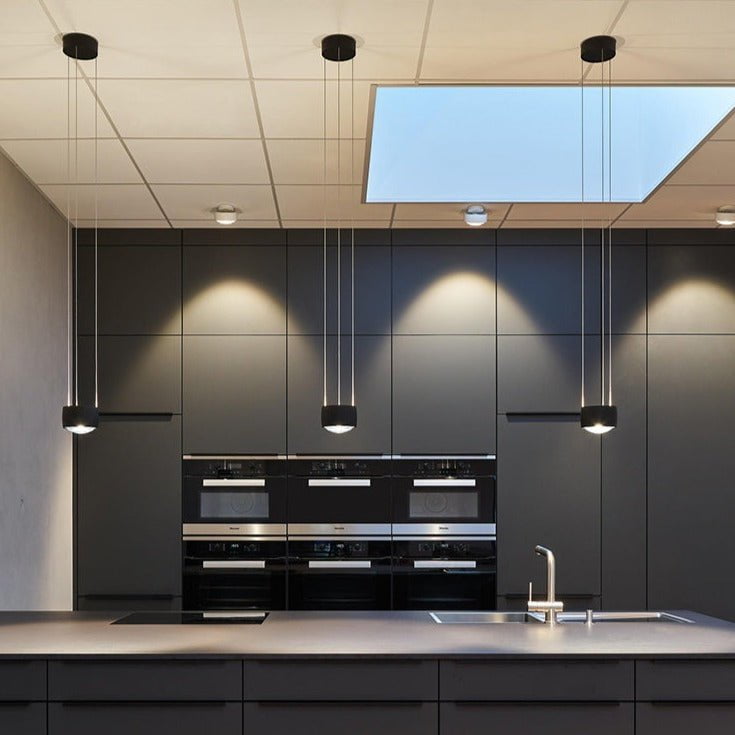 Amelia Pendant Light in Black & Gold
