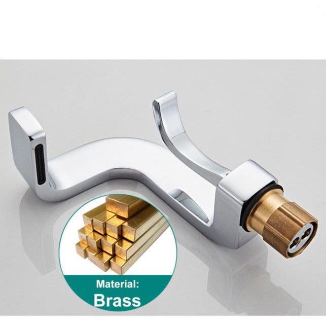 Lumina Glide Faucet in White & Gold & Black & Gold