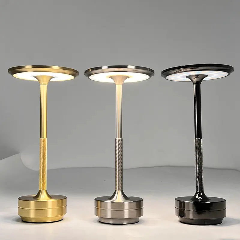 Karina Table Lamp in Silver & Gold