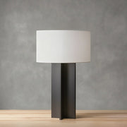 Axis Table Lamp in Bronze & Pewter