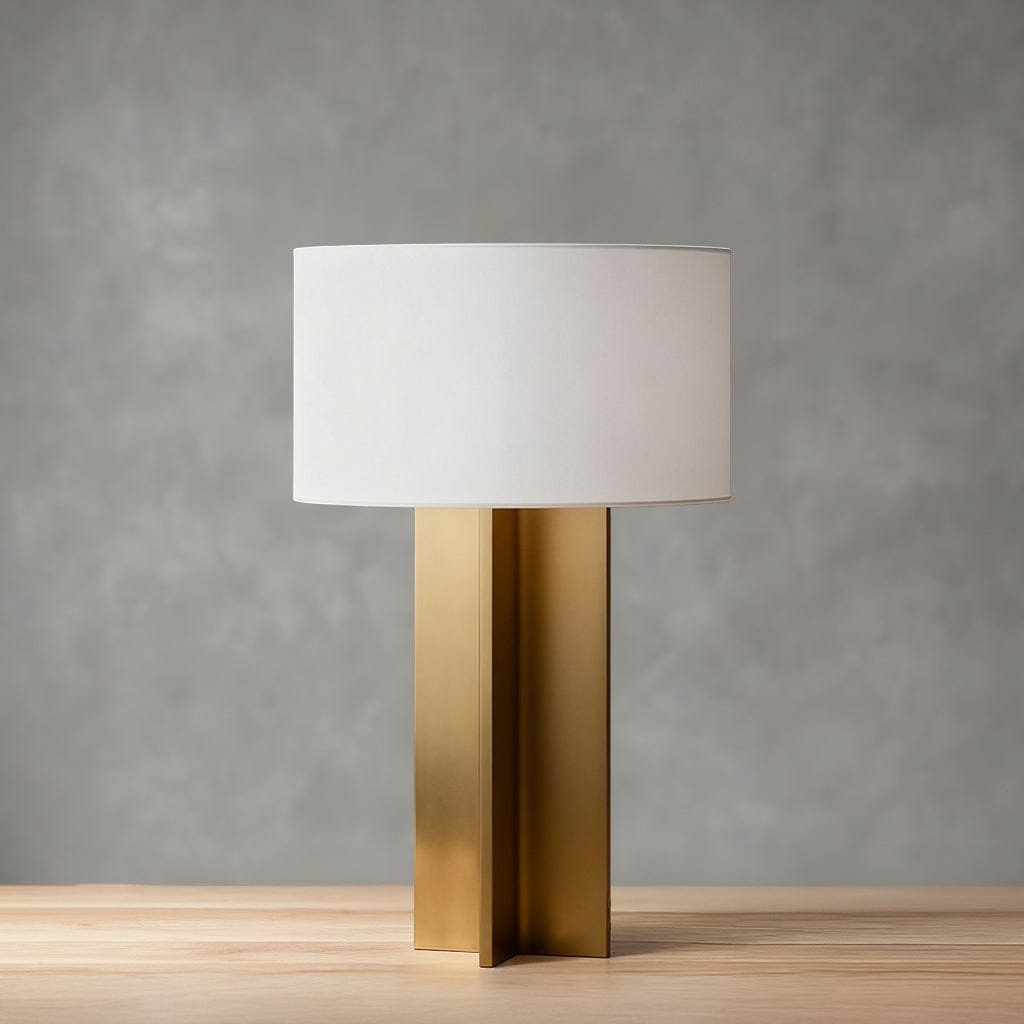 Axis Table Lamp in Bronze & Pewter