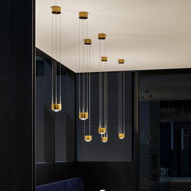 Amelia Pendant Light in Black & Gold
