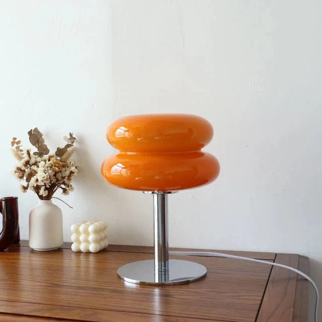 Bubble Tart Table Lamp in Pink & White