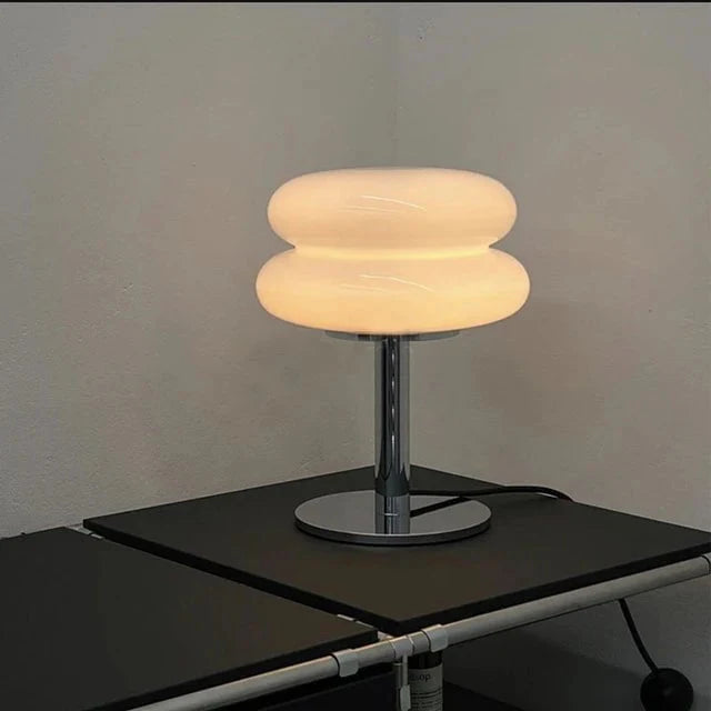 Bubble Tart Table Lamp in Pink & White