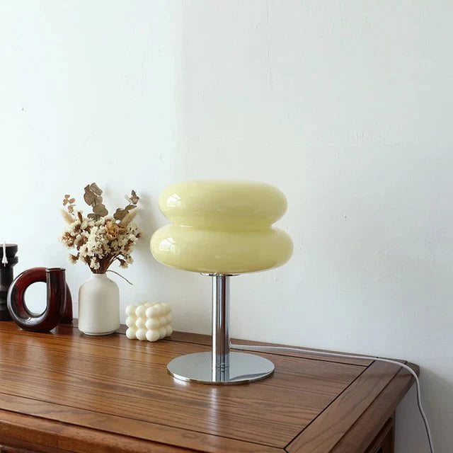Bubble Tart Table Lamp in Pink & White