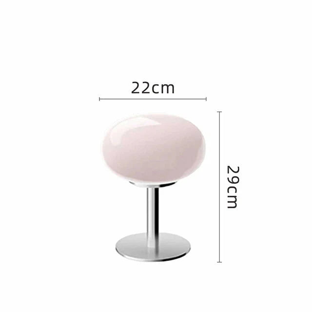 Bubble Tart Table Lamp in Pink & White