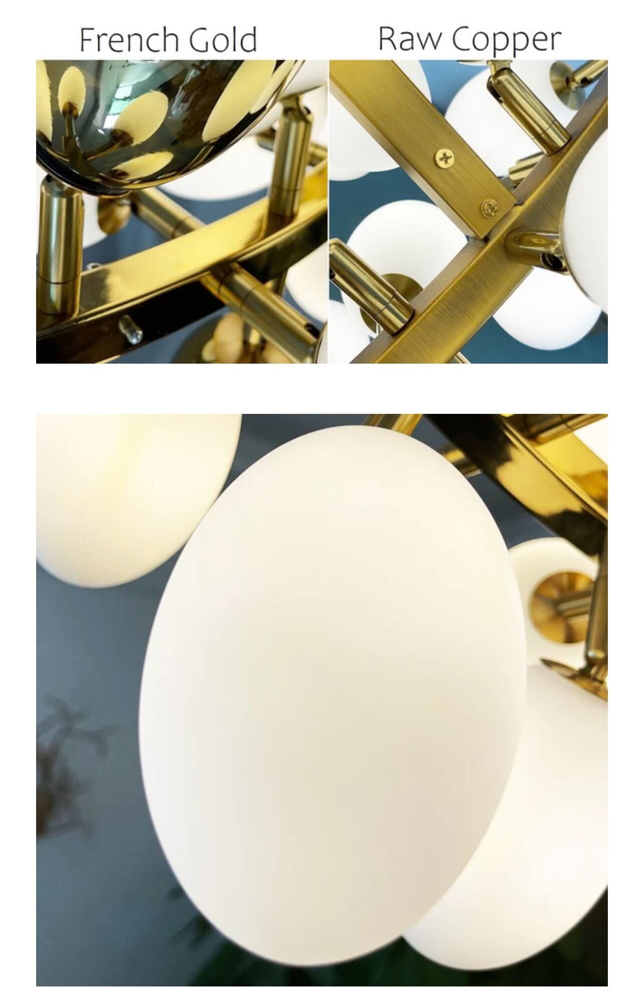 Marinae Chandelier in Polished Gold & Satin Brass