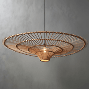 Kairo Rattan Chandelier in Brown Rattan