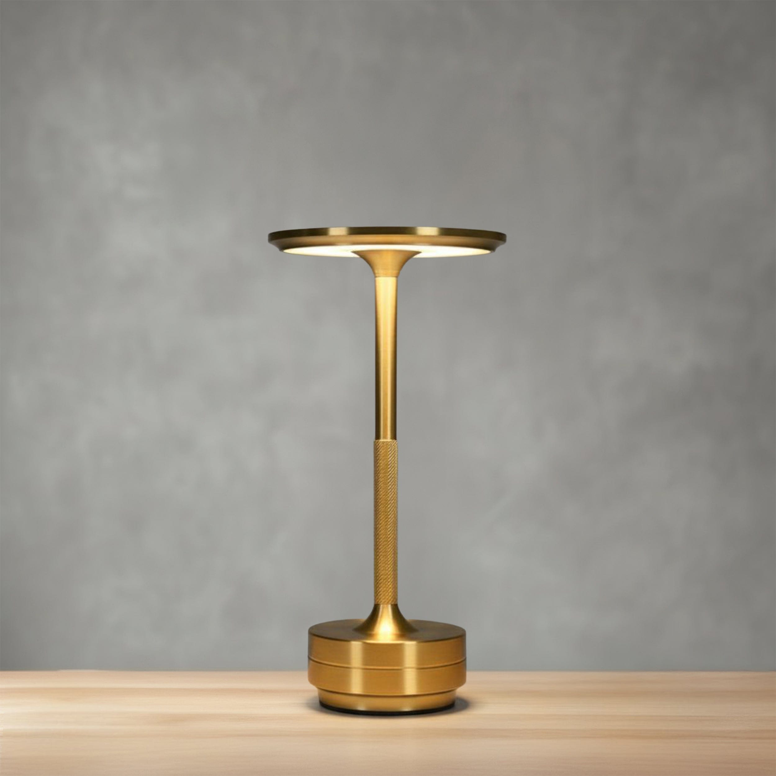 Karina Table Lamp in Silver & Gold