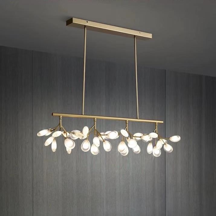 Floe Chandelier in Gold & Black