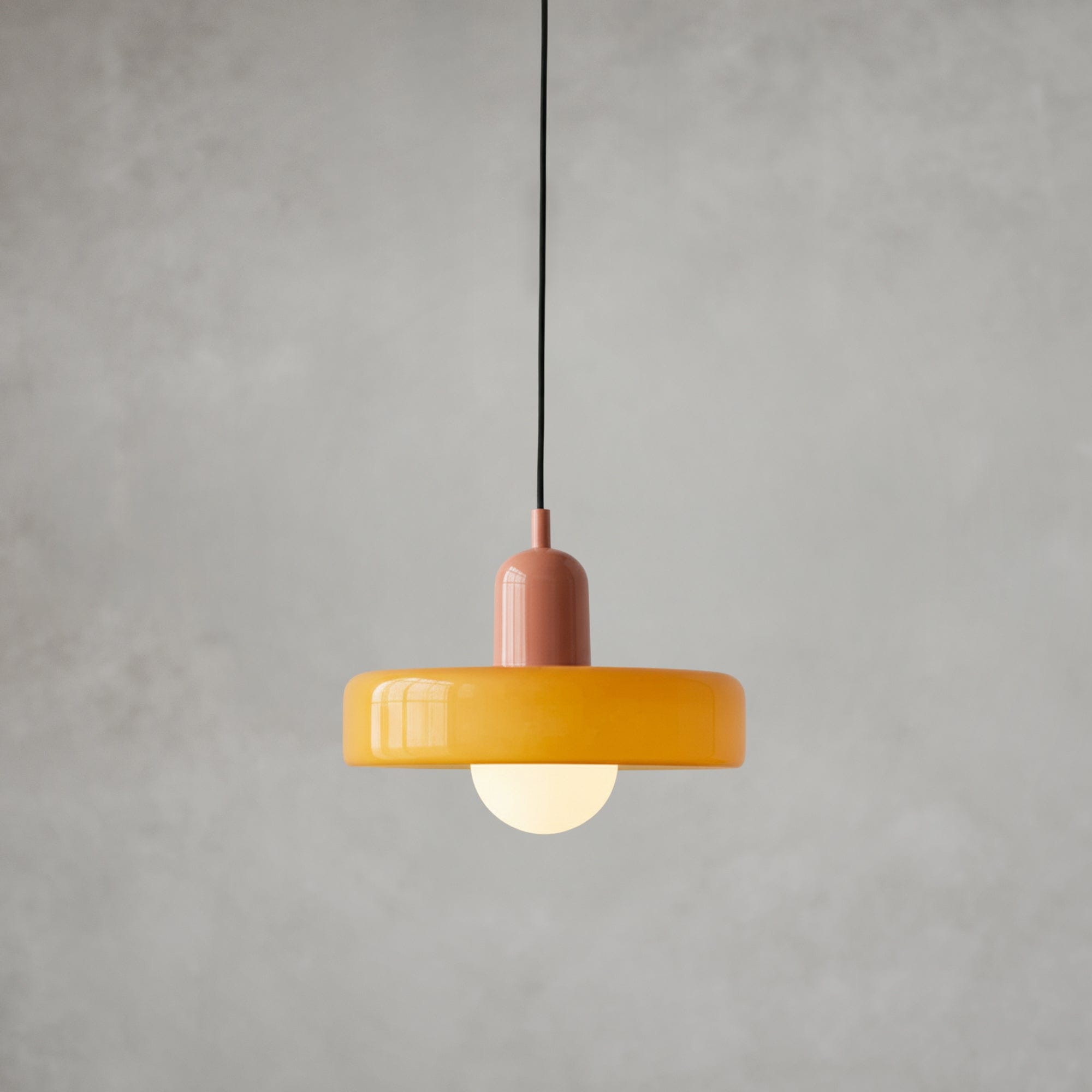 Mono Geni Pendant Light in White & Green