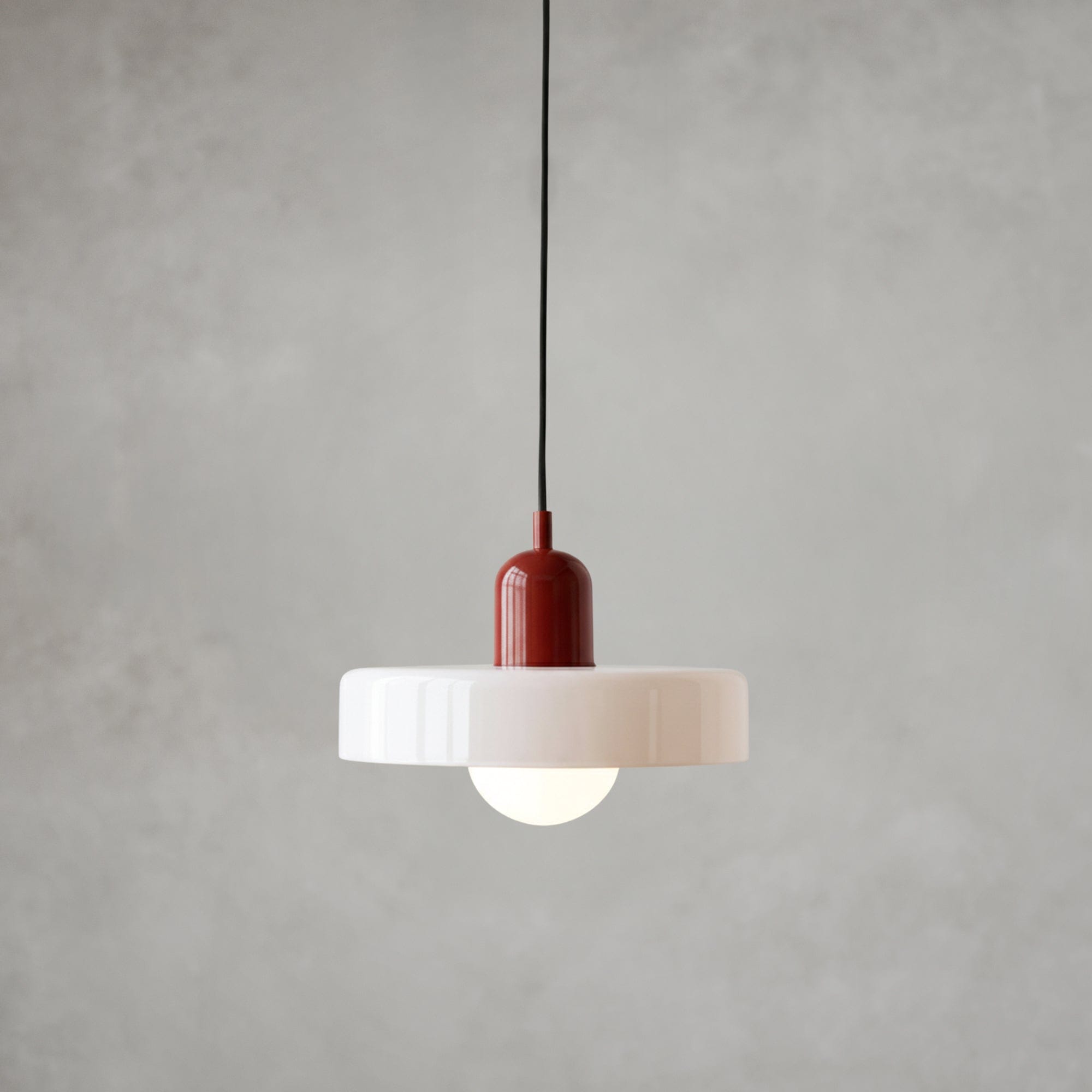 Mono Geni Pendant Light in White & Green