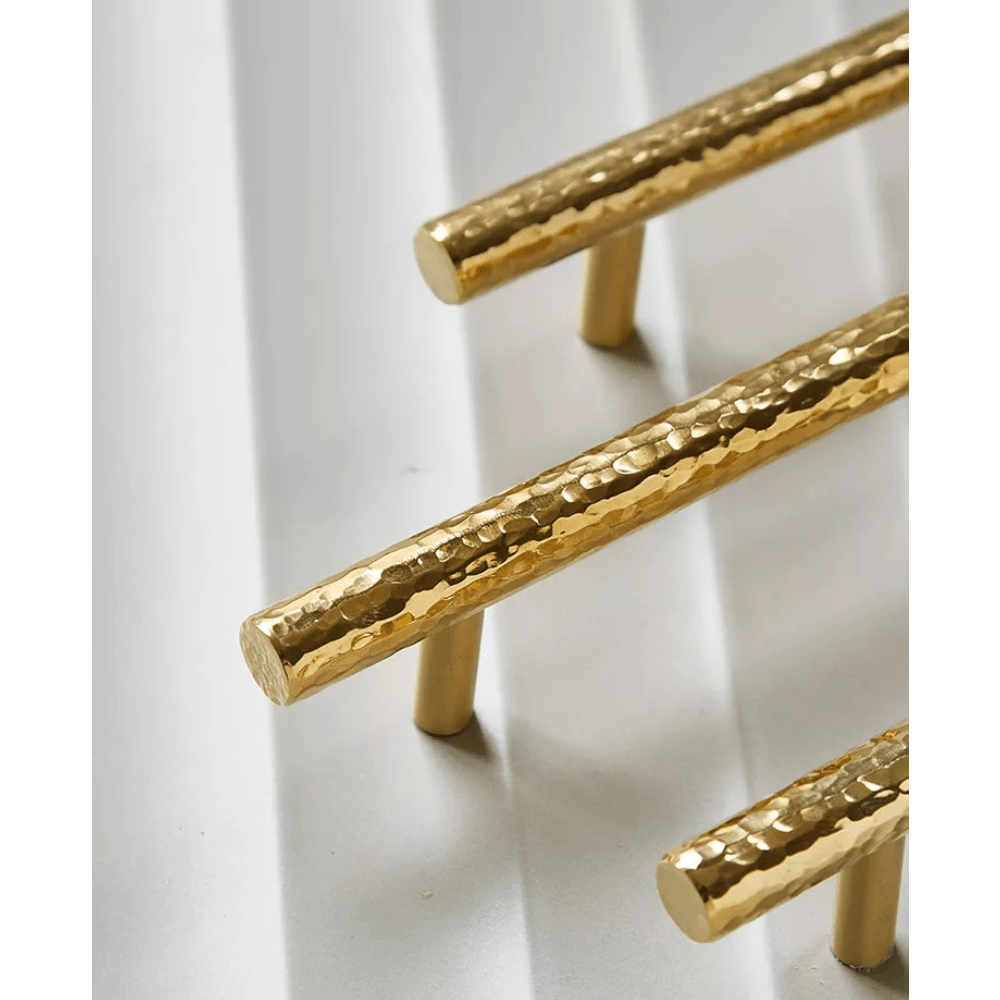 Celeste Furniture Handle in Hammer Bright