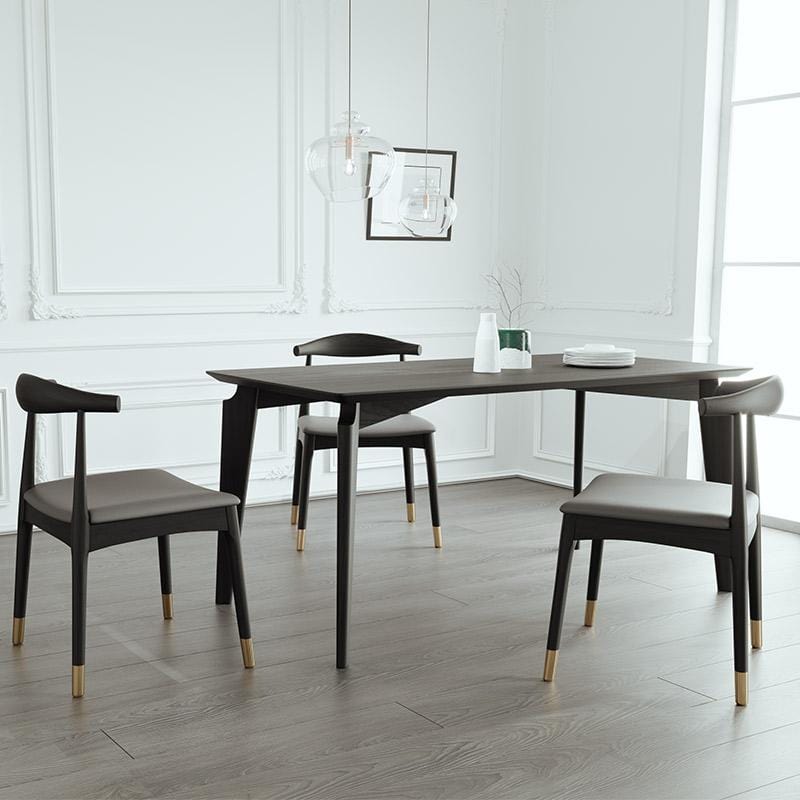 Khalifa Chair in Performance Linen & Performance Leather