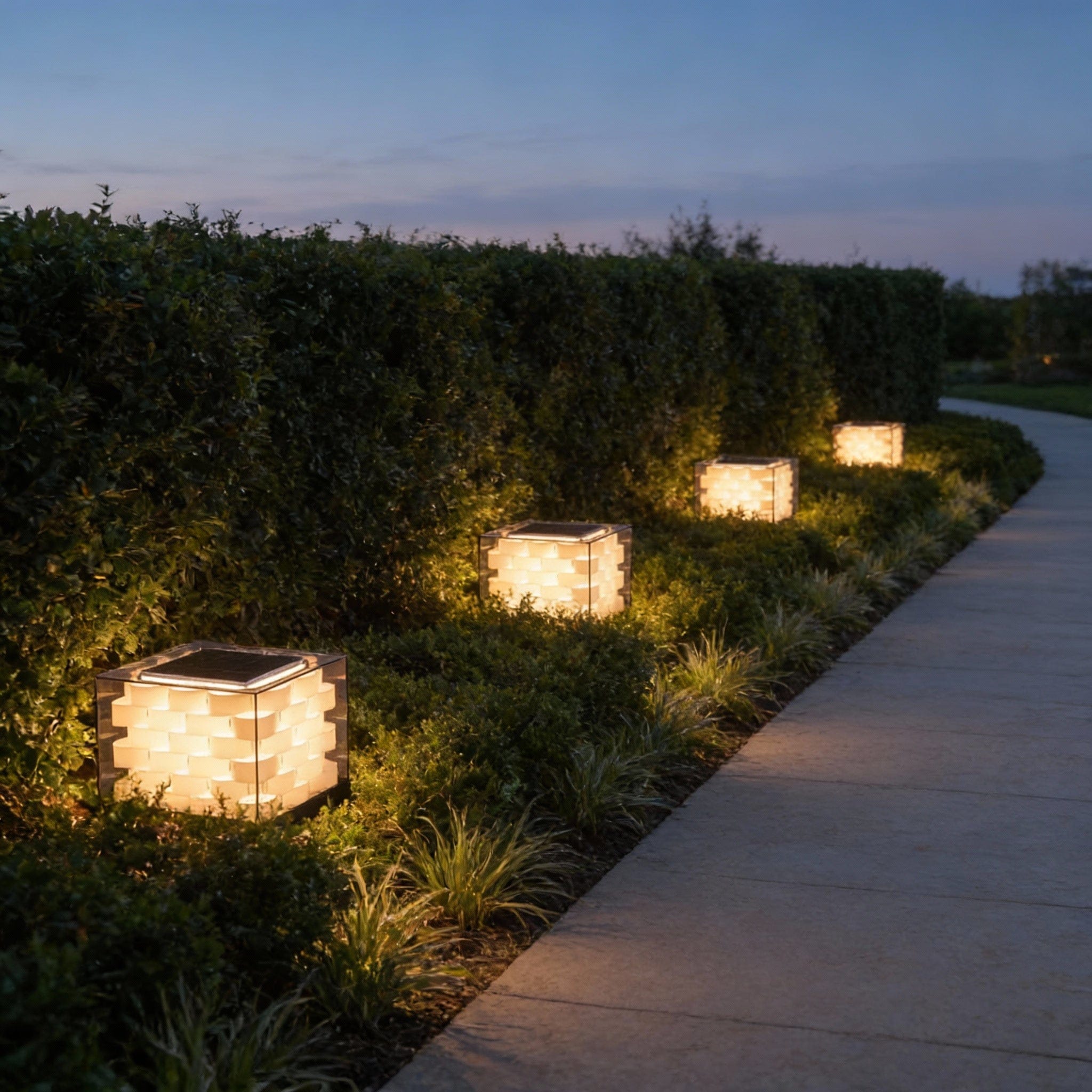 Cubed Weave Outdoor Light
