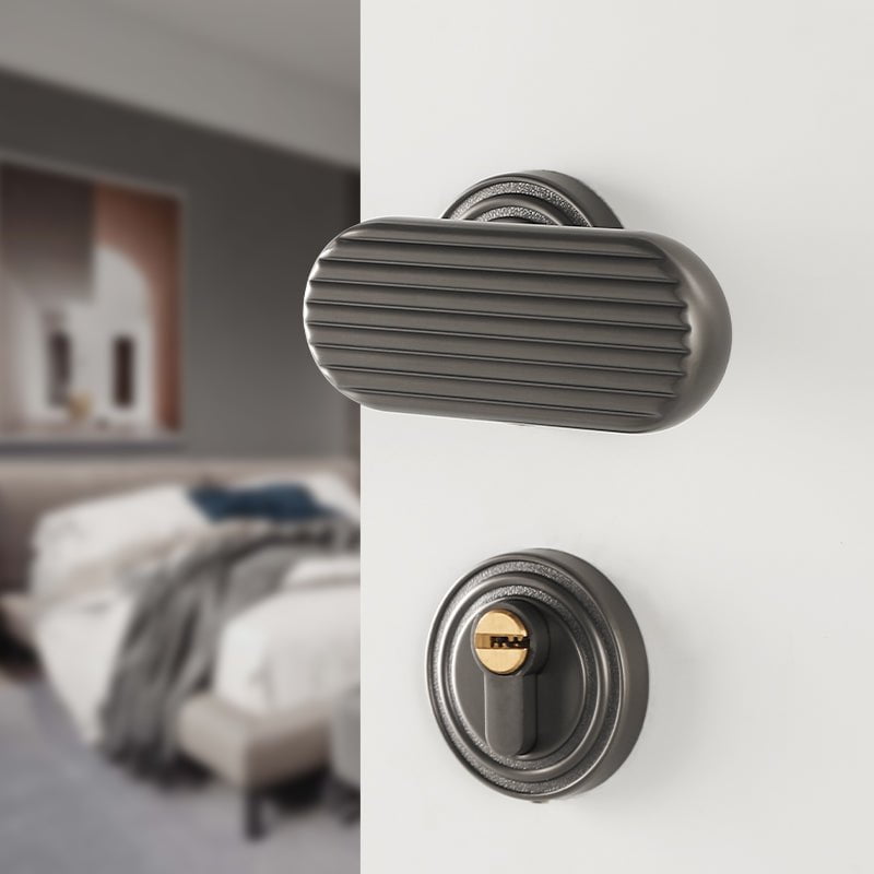 Mountain Harth Door Lock in Pearl Grey & Pearl Gold