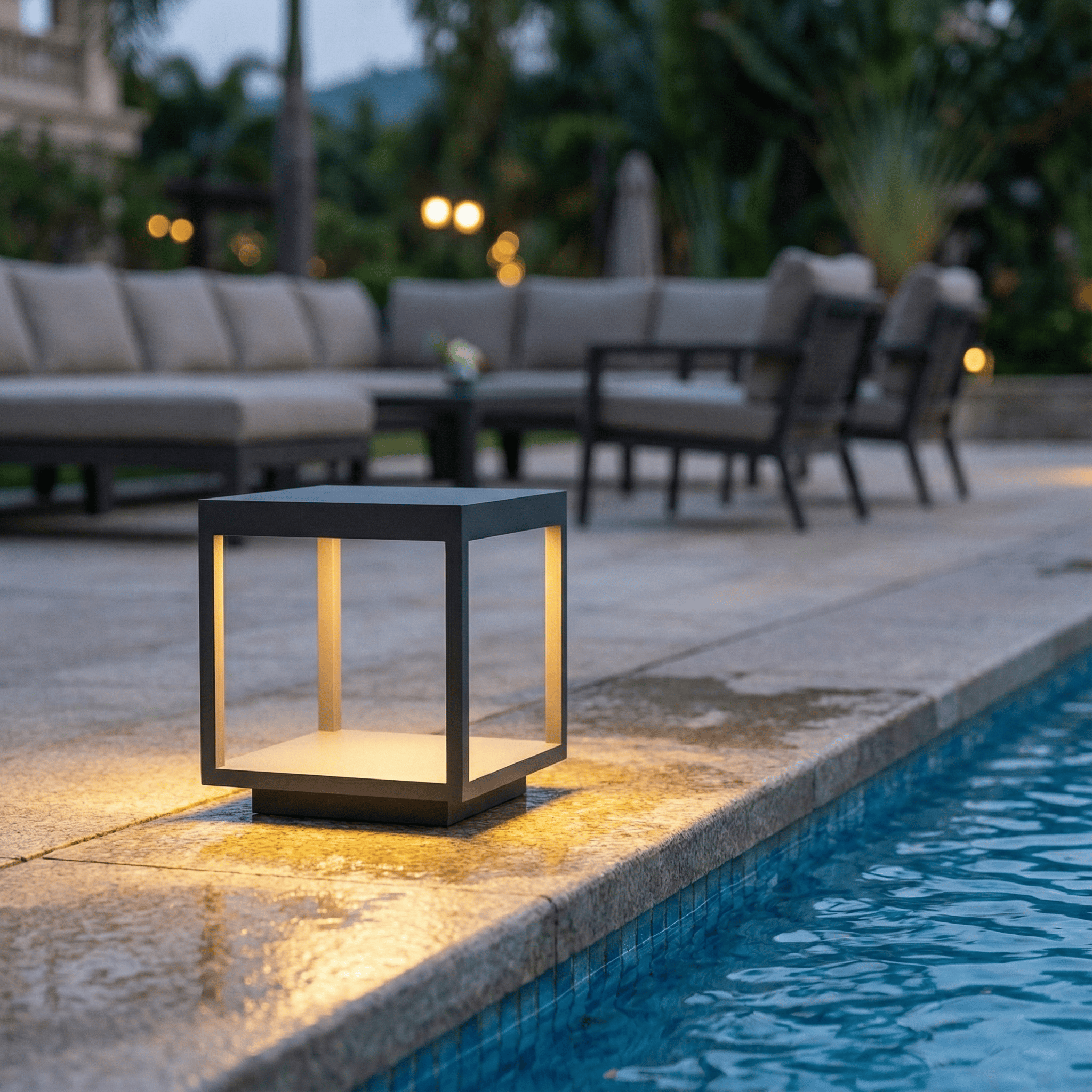 Square Post Light