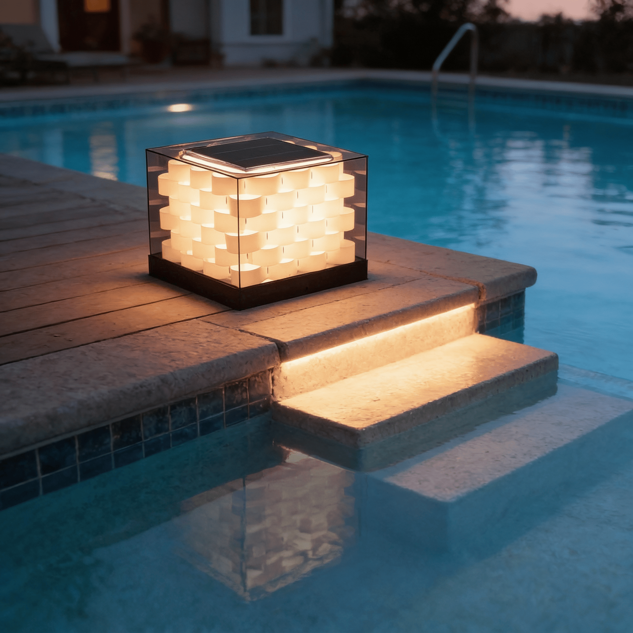 Cubed Weave Outdoor Light