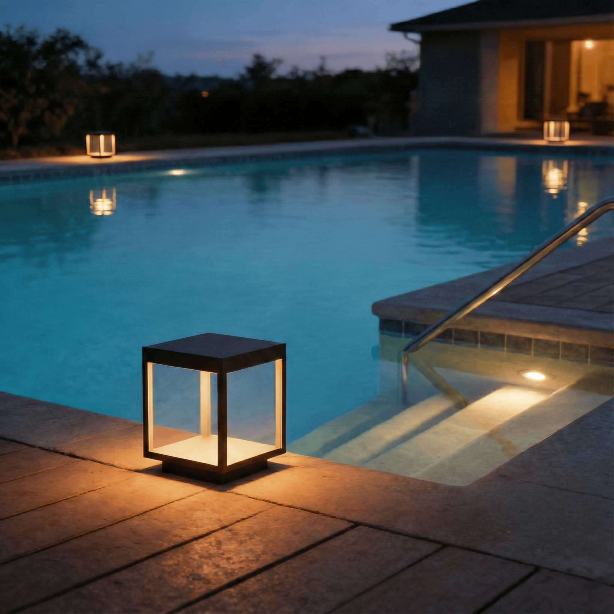 Square Post Light