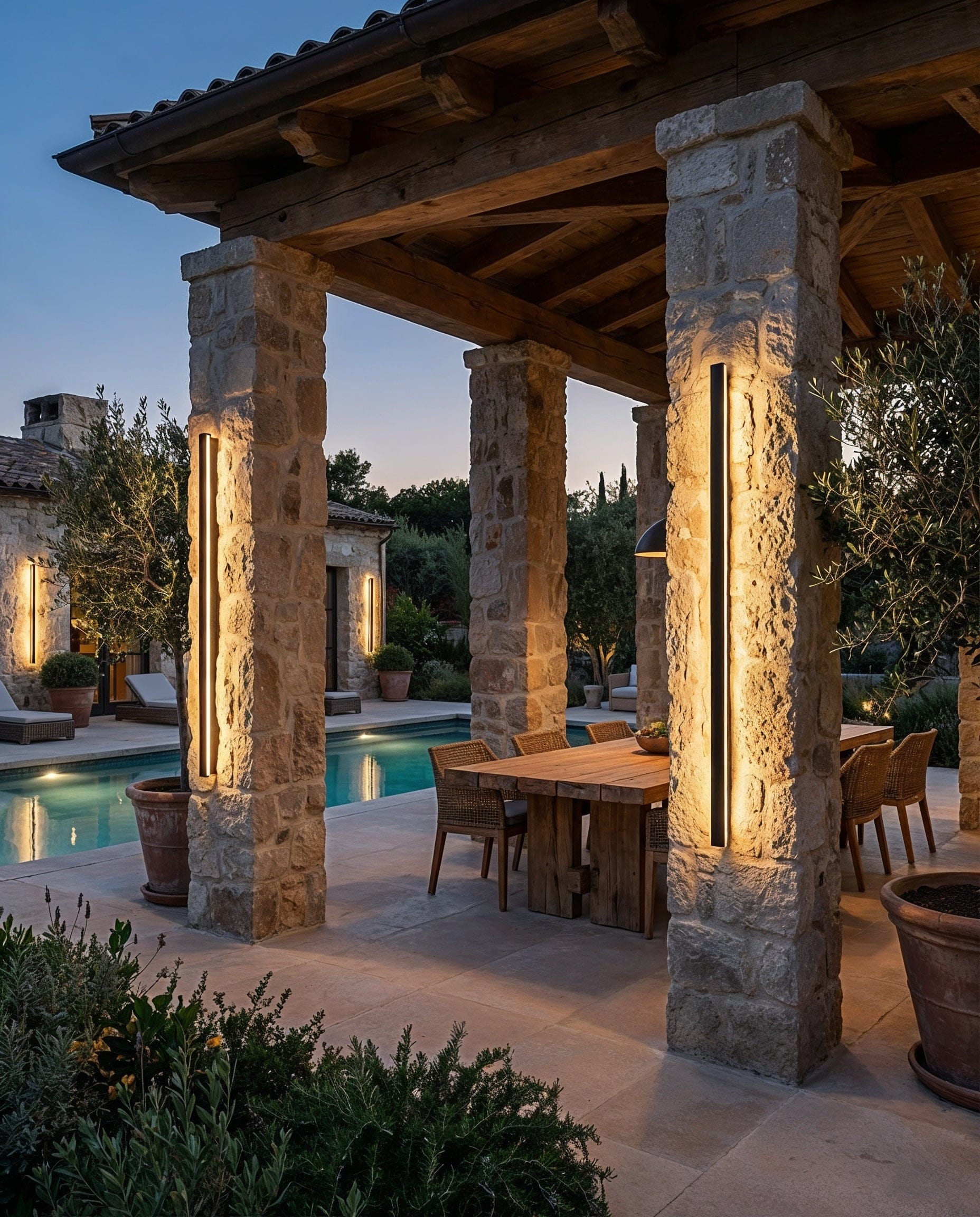 Outdoor Sleek Wall Light