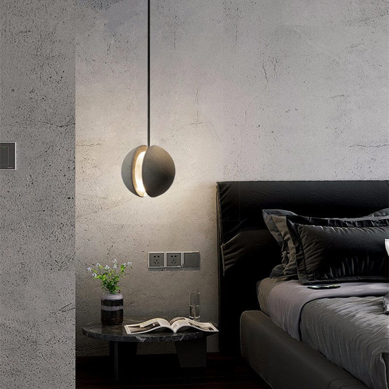 Sphered Cement Pendant Light