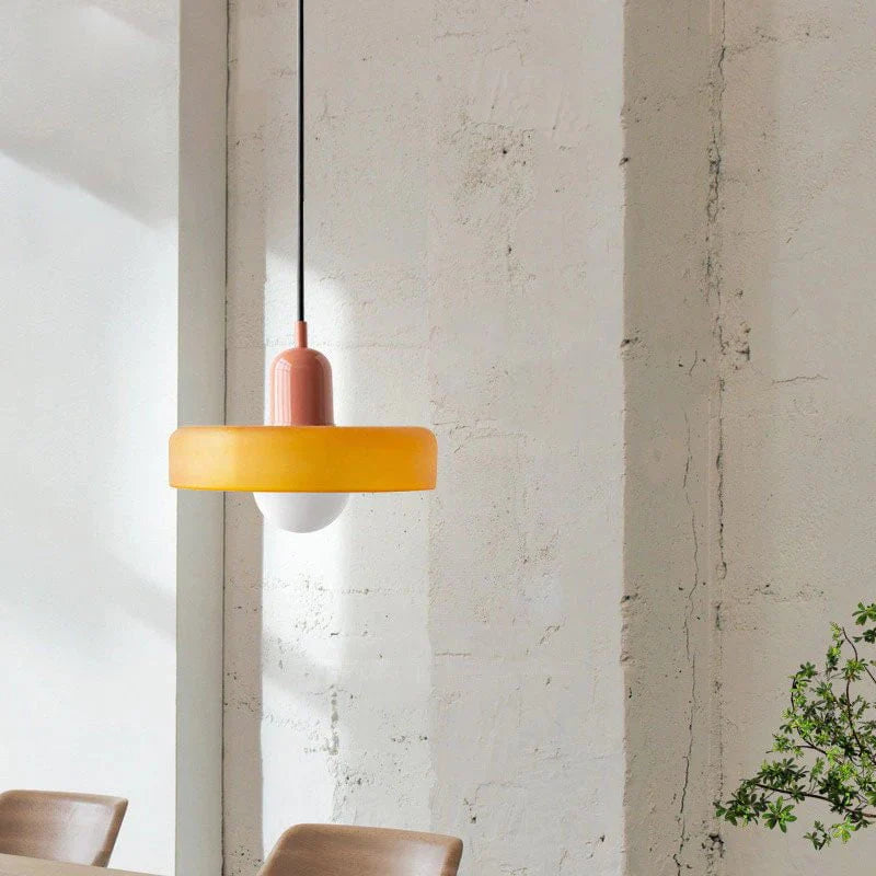 Mono Geni Pendant Light in White & Green