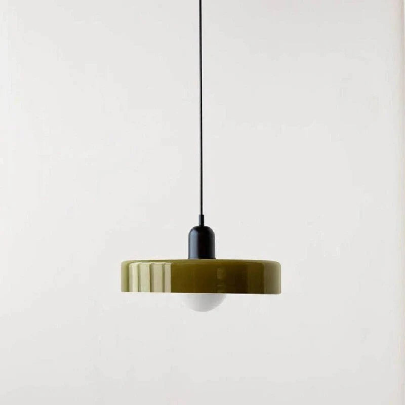 Mono Geni Pendant Light in White & Green