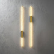 Vista Slim Wall Light in Gold & Black