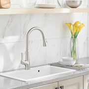 Meringue Sensor Faucet in Black & Nickel