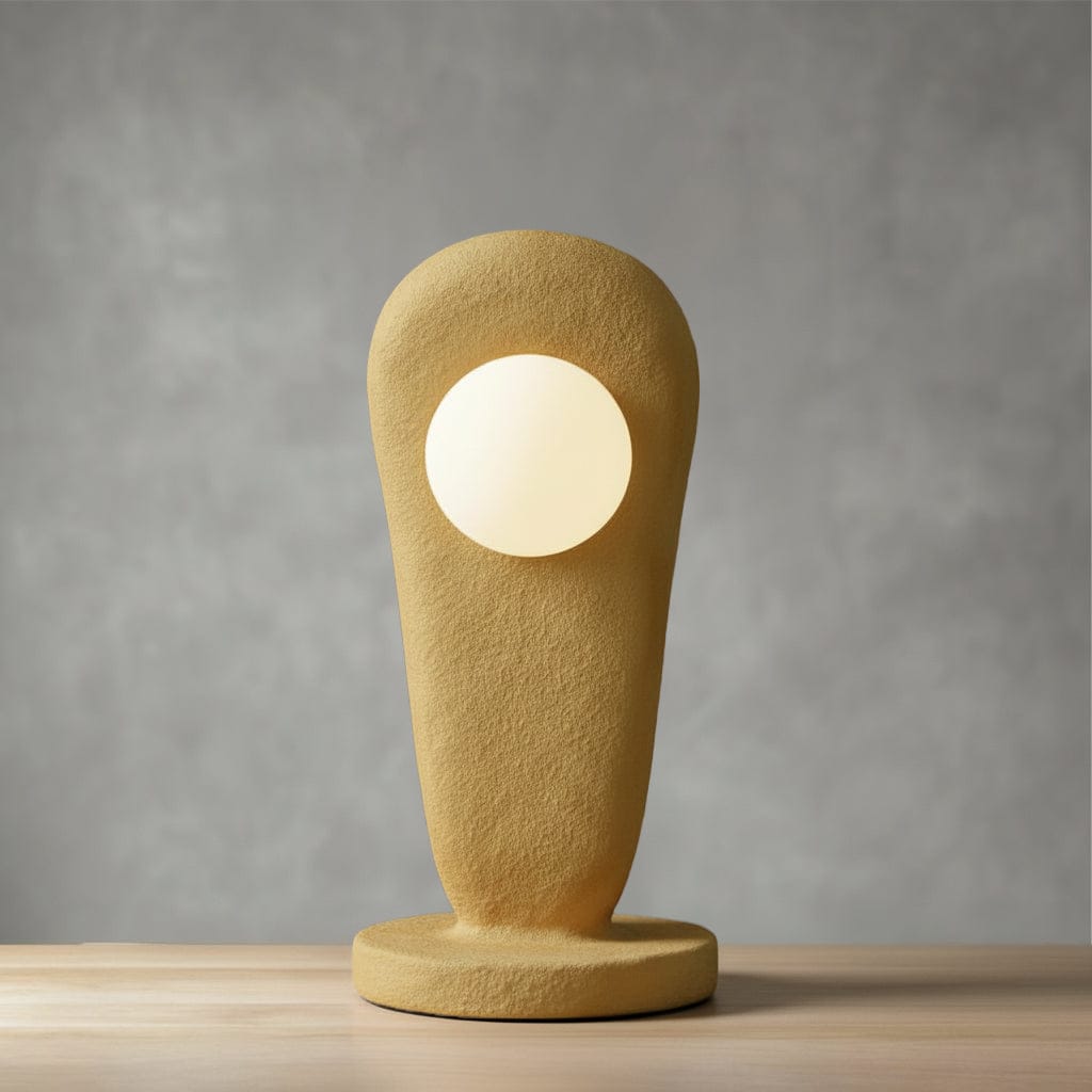 Zakohani Table Lamp in Milk & Beige