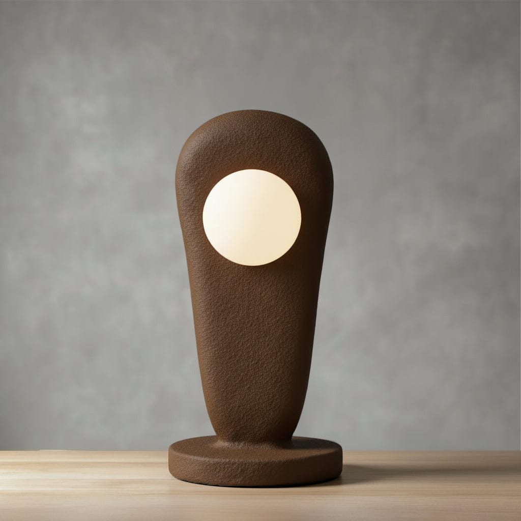 Zakohani Table Lamp in Milk & Beige